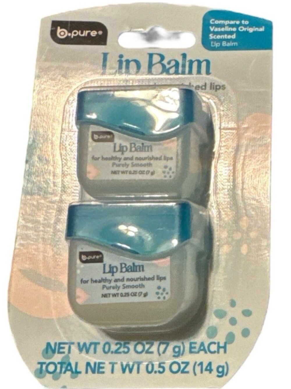 B Pure Lip Balm Original Scented Pack Of 2
